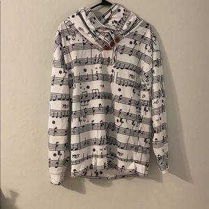 music note sweater